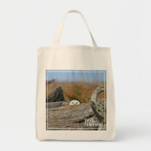 Bolso De Tela Búho Nevado