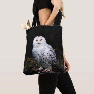 Bolso De Tela Búho nival majestuoso de invierno