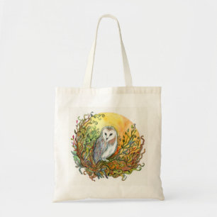 Bolso De Tela Búho y la luna