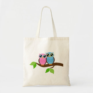 Bolso De Tela Búhos románticos dulces