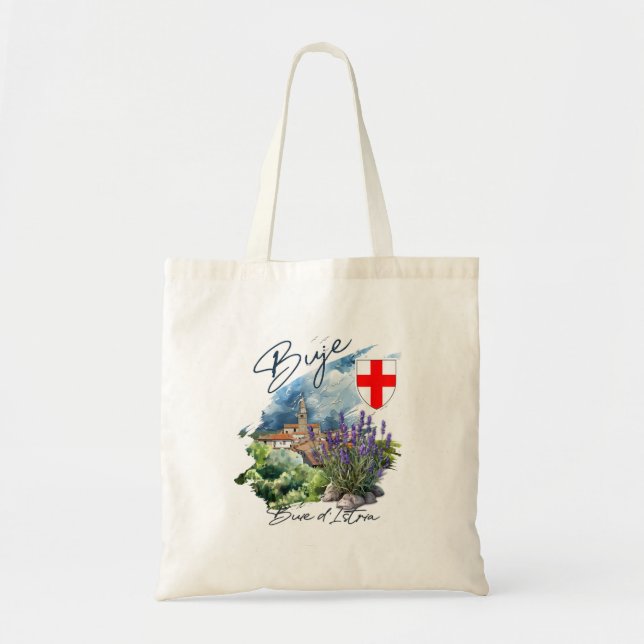 Bolso De Tela Buje Croacia (Frente)