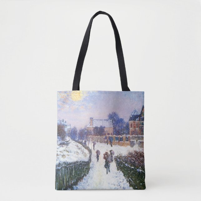 Bolso De Tela Bulevar Saint Denis Argenteuil de Claude Monet (Anverso)
