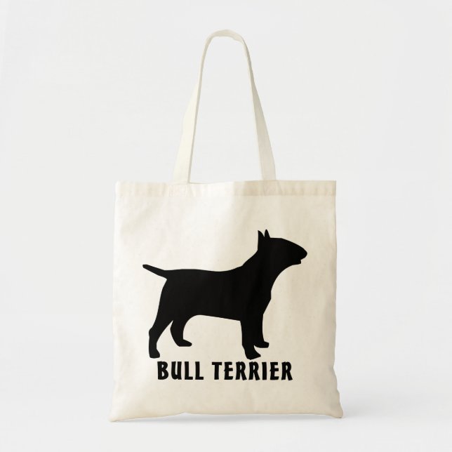 Bolso De Tela Bull Terrier (Frente)