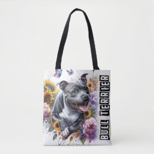 Bolso De Tela Bull Terrier
