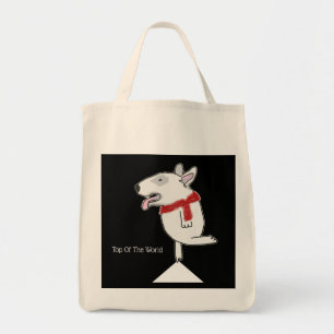 Bolso De Tela Bull terrier Doodle Top of the world