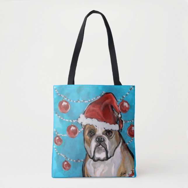 Bolso De Tela Bulldog          (Anverso)