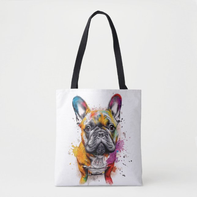 Bolso De Tela Bulldog・de estilo (Anverso)