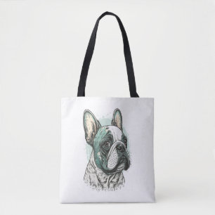 Bolso De Tela Bulldog francés