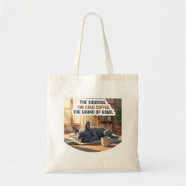 Bolso De Tela Bulldog Francés Azul Ronquidos Hogar Acogedor Cama