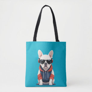 Bolso De Tela Bulldog francés con música divertida en Guay de Ho