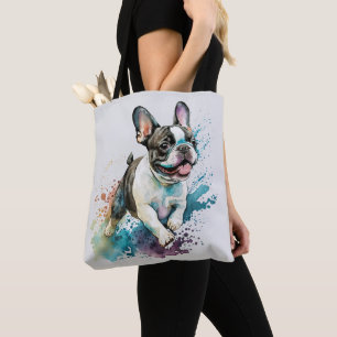 Bolso De Tela Bulldog francés lindo