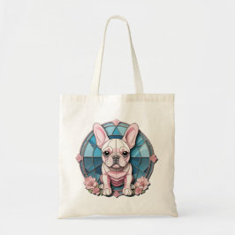 Bolso De Tela Bulldog francés lindo Pastel Stainass