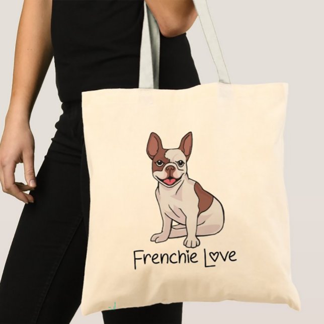Bolso De Tela Bulldog francés mamá Perro amante papá papá cachor (Subido por el creador)