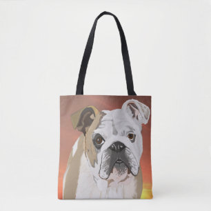 Bolso De Tela Bulldog inglés