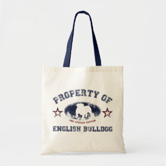 Bolso De Tela Bulldog inglés