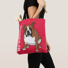 Bolso De Tela Bulldog inglés