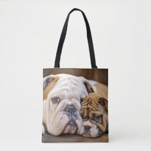 Bolso De Tela Bulldog inglés Mascota Belleza animal Agradable Ar