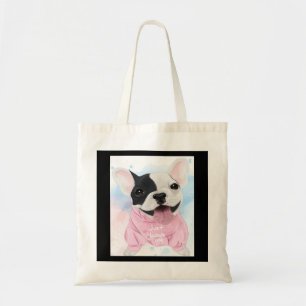 Bolso De Tela Bulldog lindo Ama Solo Perro Regalos de Perro