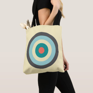 Bolso De Tela Bullseye de combinación gris de Shirley Taylor
