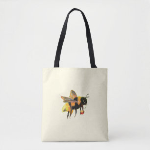 Bolso De Tela Bumble Bee cargando polen