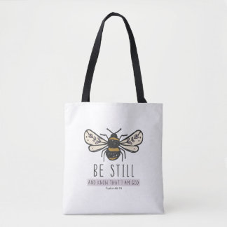 Bolso De Tela bumble bee scripture tote bag