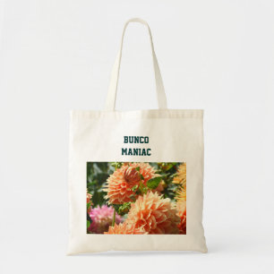 Bolso De Tela Bunco Maniac Tote Bags Dahlia Flowers Florals