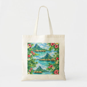 Bolso De Tela Bungalow sobre el agua de Bora Bora Tropical