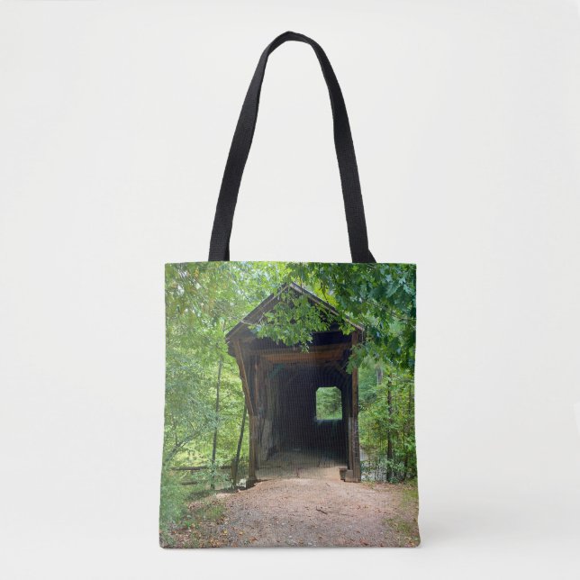 Bolso De Tela Bunker Hill Covered Bridge (Anverso)