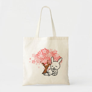 Bolso De Tela Bunnies de primavera