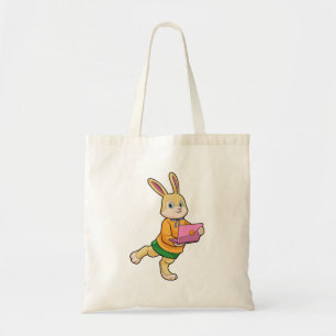 Bolso De Tela Bunny como secretario con laptop