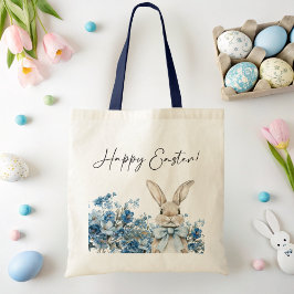 Bolso De Tela Bunny de Pascua Azul