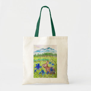 Bolso De Tela Bunny Iris Meadow