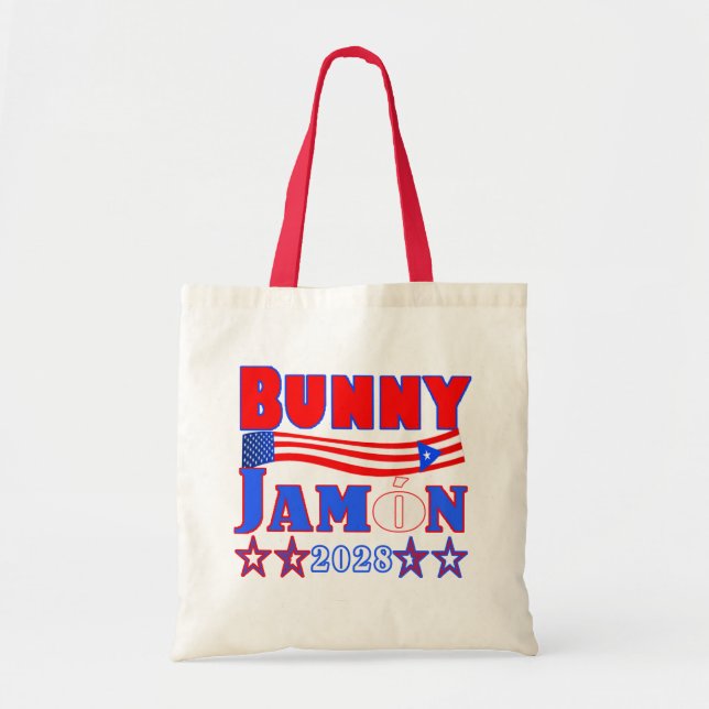 Bolso De Tela bunny jamon 2028 tote bag (Frente)