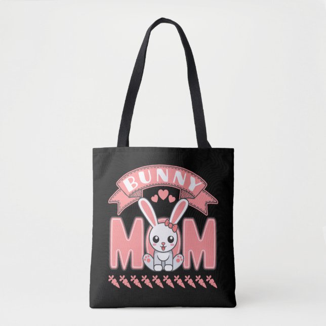 Bolso De Tela Bunny Mom (Anverso)