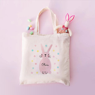 Bolso De Tela Bunny rosa personalizado
