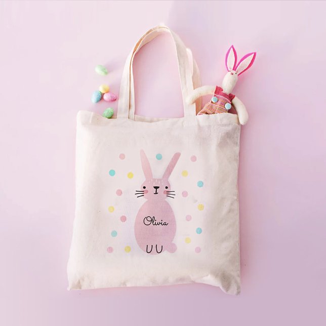 Bolso De Tela Bunny rosa personalizado (Subido por el creador)