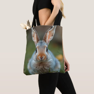 Bolso De Tela Bunny ruso azul,