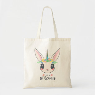 Bolso De Tela Bunny Unicorn Tote Bag