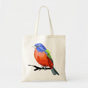 Bolso De Tela Bunting pintado