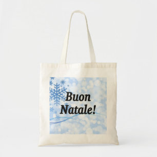 Bolso De Tela ¡Buon Natale! Feliz Navidad en italiano