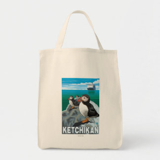 Bolso De Tela Buque de ataúdes y cruceros - Ketchikan, Alaska