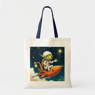 Bolso De Tela Buque espacial Fantasy Cute Alien