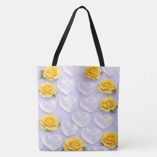 Bolso De Tela Burbuja amarilla