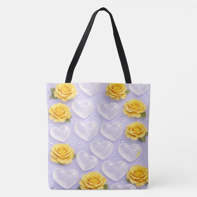 Bolso De Tela Burbuja amarilla (Anverso)