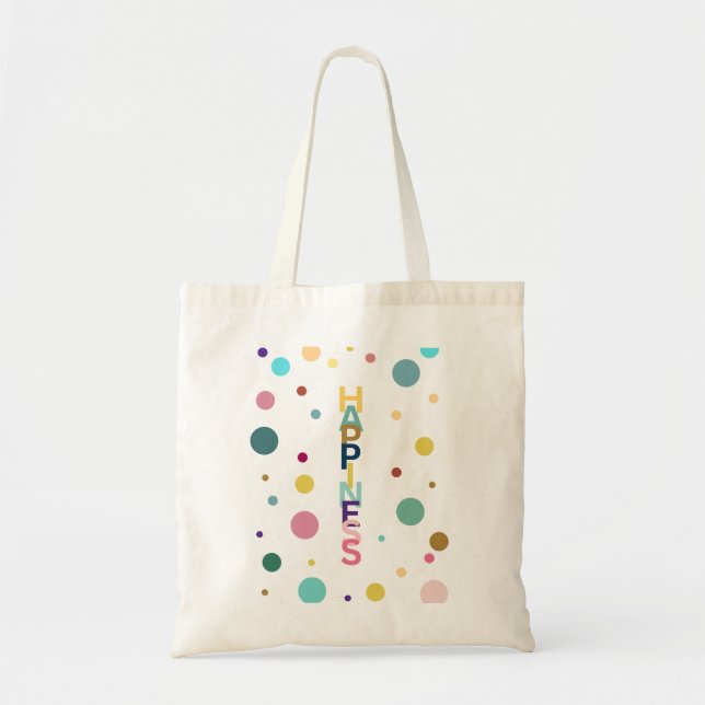 Bolso De Tela burbuja de la felicidad (Frente)