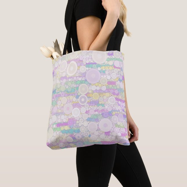 Bolso De Tela Burbujas Boho (Detalle)