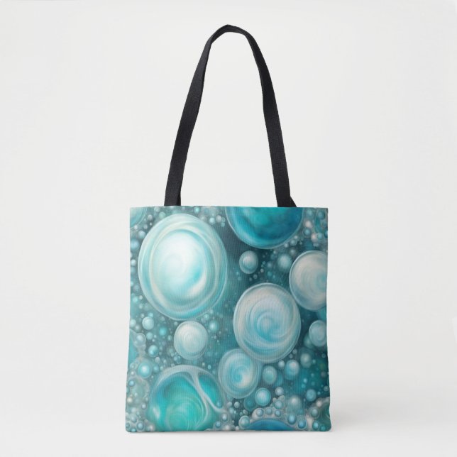 Bolso De Tela Burbujas de Beluga (Anverso)