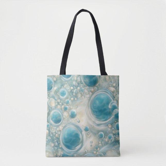 Bolso De Tela Burbujas de espuma de mar (Anverso)