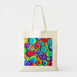 Bolso De Tela Burbujas del arco iris