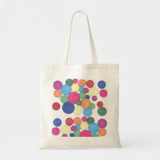 Bolso De Tela Burbujas dibujadas mano